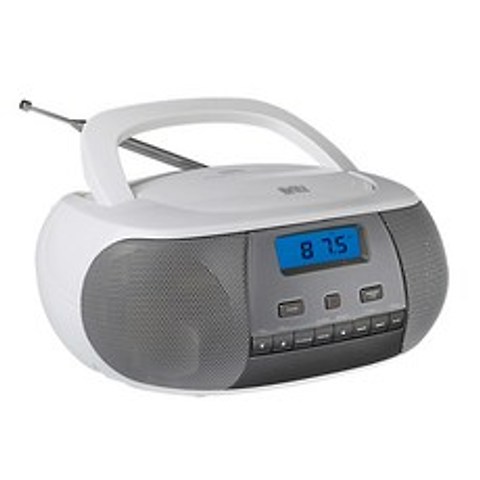 브리츠 휴대용 라디오 CD플레이어, BZ-CDPR2100, 화이트