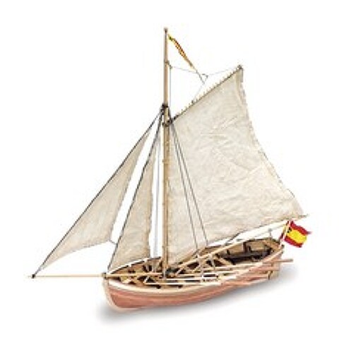 레프리카 1:25 Wooden Model Ship Kit San Juan Nepomucenos Boat 나무제작모형 프라모델 범선 ATS180107, 1개