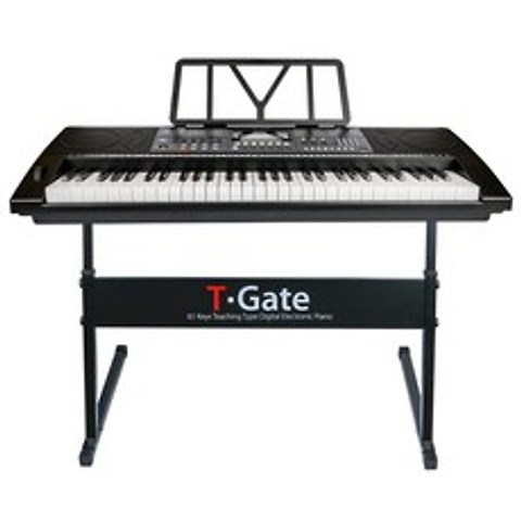 TGate 교습용 디지털 피아노 어드밴스 하드형 + 서스테인, 블랙