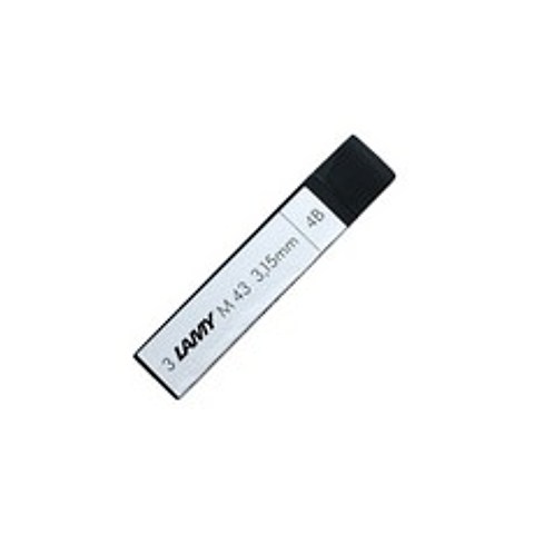 LAMY SCRIBBLE용 샤프심 4B, 3.15mm, 3개