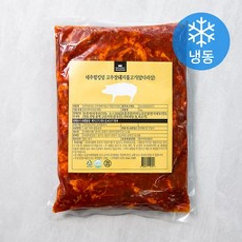 네추럴킹덤 고추장 돼지 불고기 앞다리살 (냉동), 1kg, 1개
