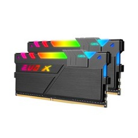 게일 DDR4 8GB PC4-25600 CL22 EVO X II AMD Gray RGB 램 데스크탑용 GAEXSY48GB3200C22SC