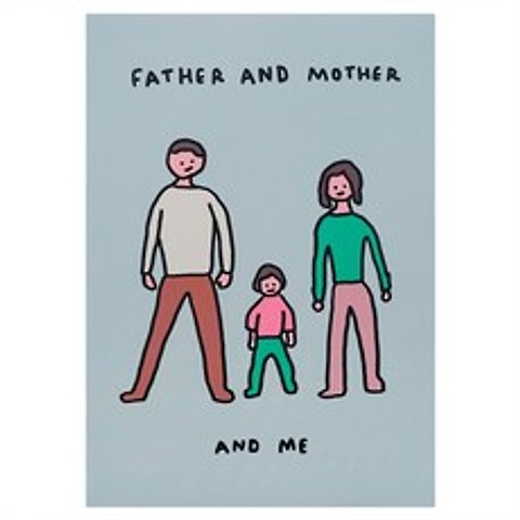 제로퍼제로 A3 옵셋 포스터 1 패밀리1 Father&Mother&Me