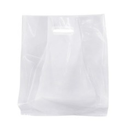 PE 투명 무지 비닐쇼핑백 일반 소 23 x 12 x 35 cm, 100개
