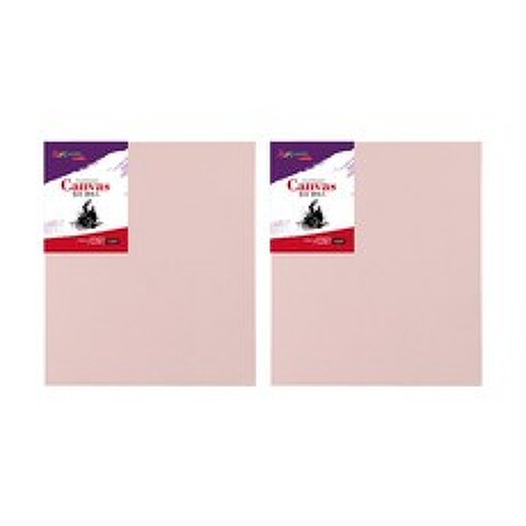 아트메이트 캔버스 컬러 F형 핑크 2p, 면천