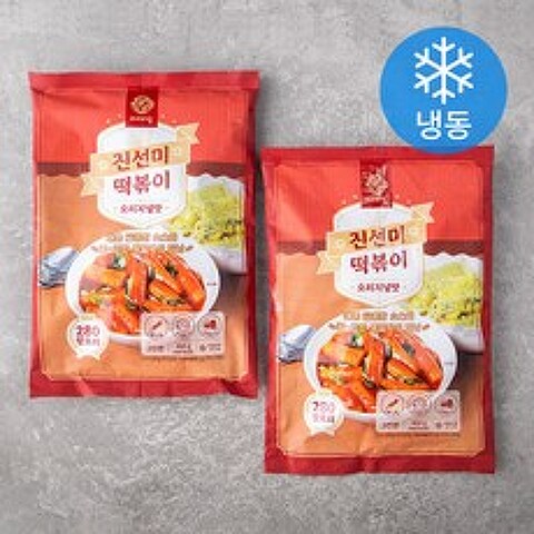 마이비밀 진선미 떡볶이 오리지널맛 (냉동), 466g, 2개