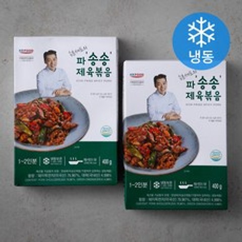 송훈셰프의 파송송 제육볶음 (냉동), 400g, 2팩