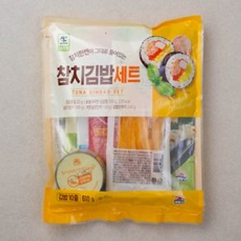 사조 참치김밥 세트, 610g, 1세트