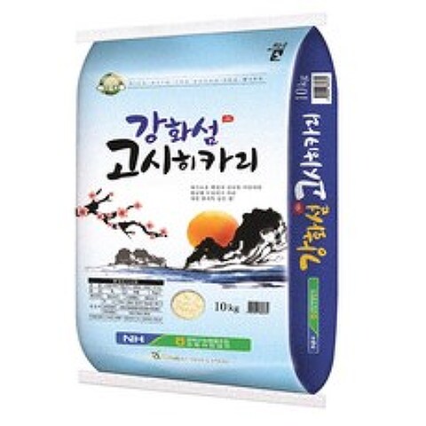 강화섬쌀 2020년 햅쌀 고시히카리 백미, 10kg, 1개