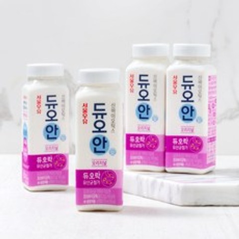 서울우유 듀오안 유산균 음료, 150ml, 4개
