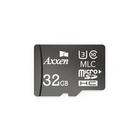 액센 블랙박스용 MSD Black MLC U3 Class10 마이크로 SD 카드, 32GB