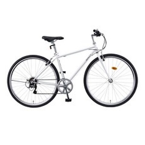 레스포 스팩트 7단 700C 하이브리드 440 자전거 + 무료 조립 쿠폰, 화이트, 164cm
