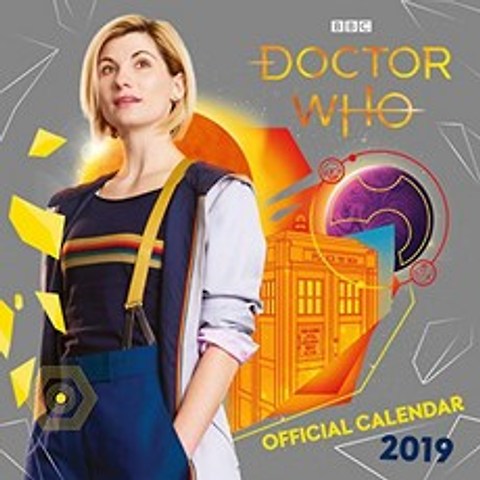 Doctor Who Official 2019 Calendar-Square Wall Calendar Format, 단일옵션