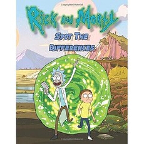 릭과 모티 차이를 발견하다 : 릭과 모티 성인이 차이를 발견하다 여성과 남성을위한 활동 책, 단일옵션