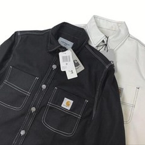 칼하트 초크 셔츠 자켓 오버핏 오버사이즈 포켓