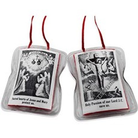 Religious Gifts Red Passion Scapular - 16 Cord, 본상품