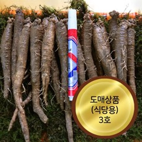 어사매횡성더덕영농조합법인 더덕도매상품 식당용3호(1kg), 1박스, 1kg
