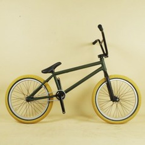 BMX 자전거 20인치 묘기자전거 고급형, 이미지 컬러, 추가 장착 후 브레이크