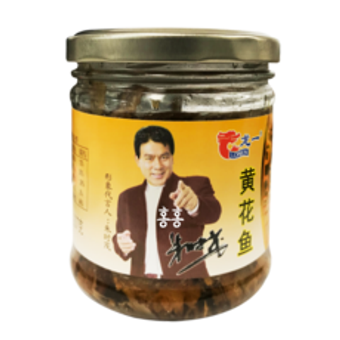 홍홍 중국식품 조기통조림 황화위 중국반찬, 1개, 207g