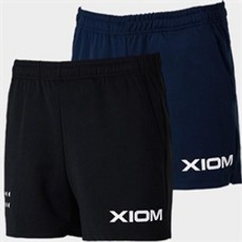 엑시옴 [국산] 탁구 반바지 - 안토니 쓰리(2019 XIOM ANTONY 3 short pants), 블랙