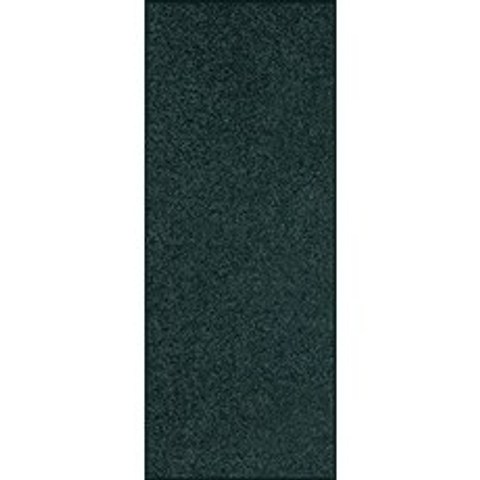 가족 여왕 솔리드 맞춤 크기 러닝 지역 카펫 숲 녹색 36 x 50  (36