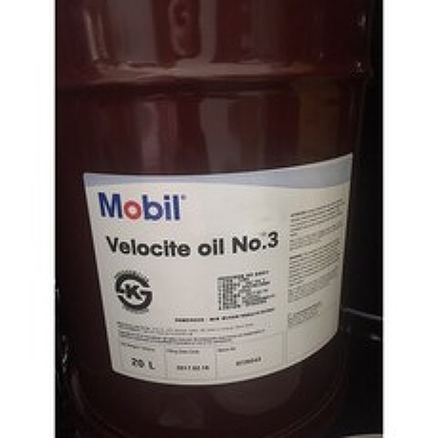 MOBIL Velocite oil no 3 / 벨로사이트 3 / 20L 고속스핀들유 기계유 스핀들유