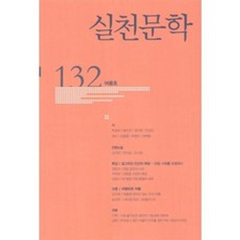 실천문학 132 - 2019.여름