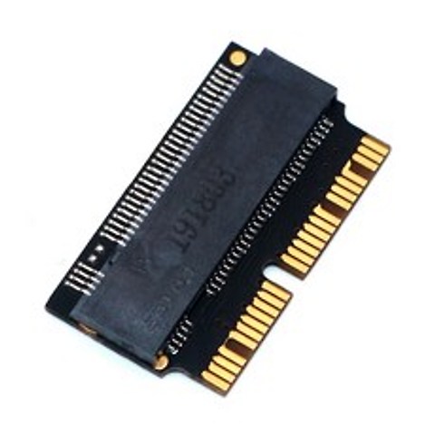 M.2 NGFF AHCI의 NVMe SSD컨버터 어댑터 12 + 16PinMacBook 2013-2017 M.2 NVMe SSD 변환 어댑터, 메인 색상 블랙