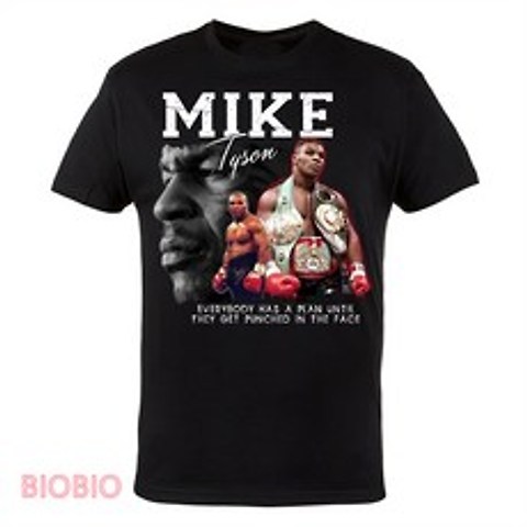 MMA 마이크 타이슨 복싱 체육관 블랙 티셔츠 여름 면 오넥 반팔 남성 새 사이즈 S3XL T셔츠