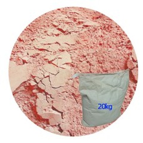 황토명가 황토분말 황토가루20kg 325매시 염색용 수질정화 어린이흙놀이재료