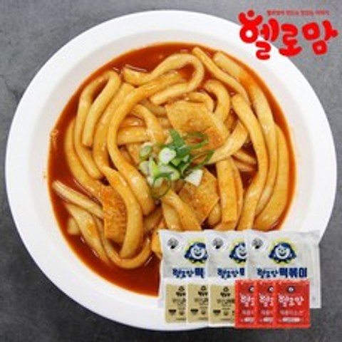 맘카페 입소문난 헬로맘납작떡볶이 420g x 3 (순한맛3), 1개