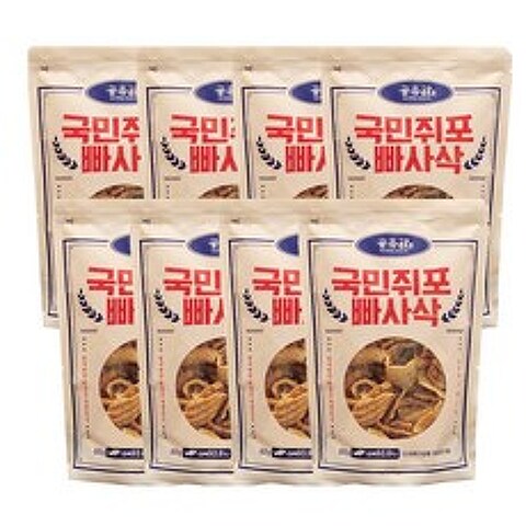 빠사삭 국민쥐포 간식 80g x 8봉/ 야식 맥주안주