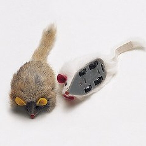 펫모닝 PMC-129 움직이는 스피드 마우스 1p 고양이장난감 쥐돌이