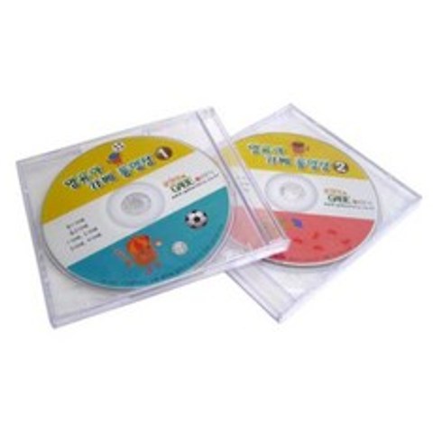 jw2998 (2개묶음)영유아 가베 동영상 CD 교육 2CD 놀이학습교구 가베 가베동영상 CD 영유아용, 지우◇상품선택◇