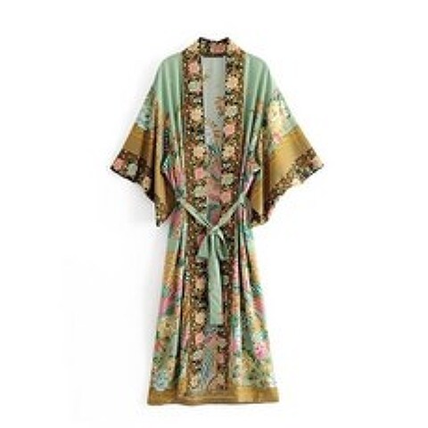 샤워가운 슬립웨어 실크 슬립 로브 가운 잠옷 호텔 커플 녹색 유카타 2020 일본 패션 목욕 가운 여성 일본 가운 기모노 하 오리 오비 유카타 여성 전통