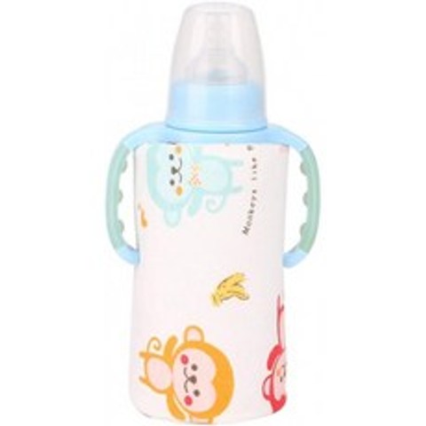 영국직송 USB Baby Bottle Warmer 휴대용 여행 유아 고정 온도 우유 Warmer Feeding Bottle Warmer 히터(몬키), 단일옵션