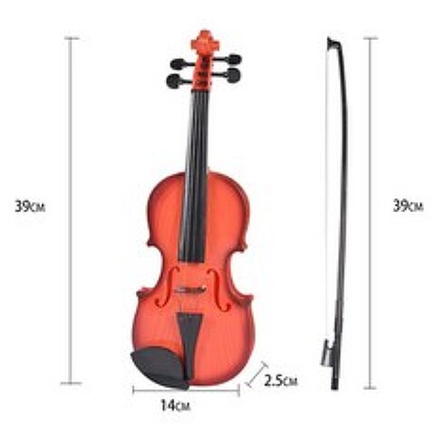 이우미 어린이 음악 완구 장난감 바이올린 전동 연주 초보 악기 선물 가능 3-6세RJ169, Type-A