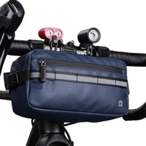 RHINOWALK 자전거 프레임 가방 킥보드 핸들가방 X20990, 블랙