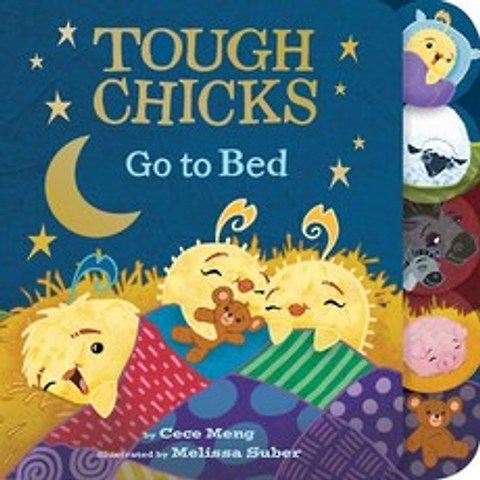 Tough Chicks Go to Bed (Tabbed Touch-And-Feel Board Book) Board Books, Houghton Mifflin