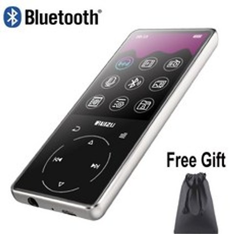 Nuevo RUIZU Bluetooth MP3 reproductor de 8GB reproductor de música compatible con Radio FM grabación, 플라 타