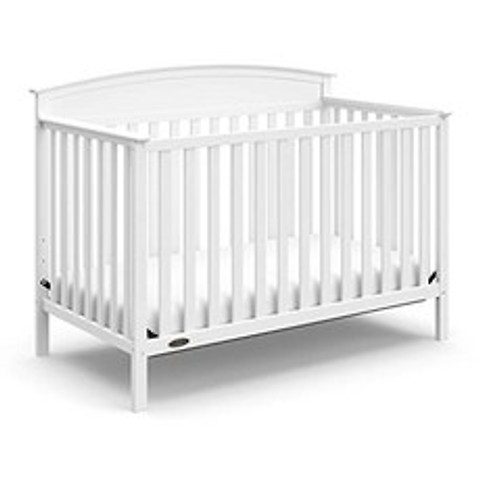 Graco Benton 4-in-1 Convertible Crib White Solid Pine and Wood Product Construction Converts to Toddler Bed or Day Bed (Mattress Not Included), 본상품