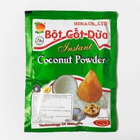 월드푸드 베트남 미나 코코넛파우더 BOT COT DUA, 1개, 50g