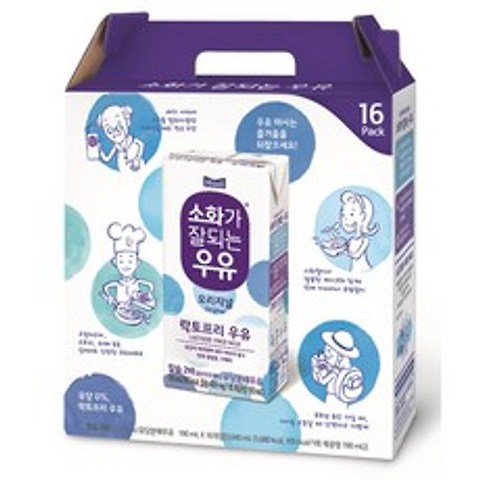 ★icebox/사은품★매일 소화가 잘되는 멸균우유 190ml16, 190ml