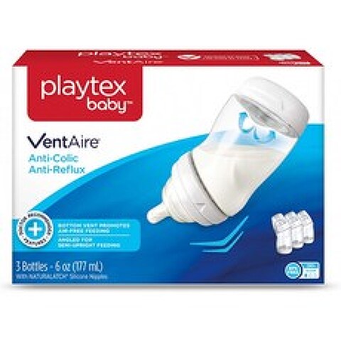Playtex 05226 베이비 벤 츄어 안티 복통 베이비 보틀 BPA 프리 9 온스-5 팩, 1, 단일옵션