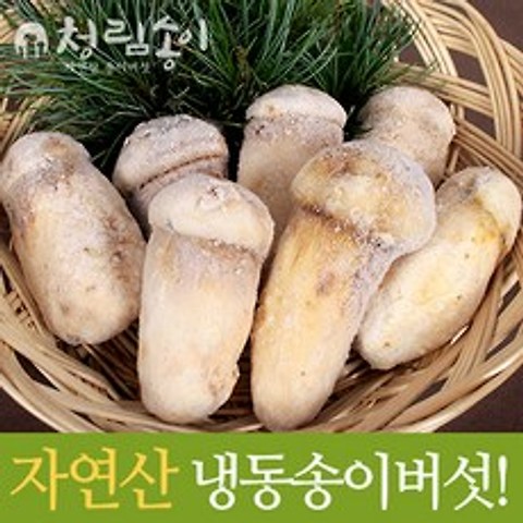 (청림송이 능이) 자연산 냉동송이버섯 (특품) (정품 . 정량 . 정가), 냉동송이/특품/M/1kg, 1개