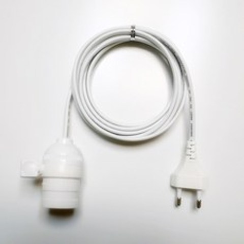 리얼엘이디 키소켓 코드선 3m 백색 식물 전등 LED 전구소켓 E26