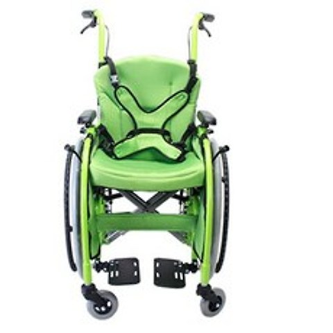 어린이 휠체어 장애인 접이식 대뇌 마비 수동 휠체어 사랑스러운 대뇌 마비, 01 35CM Seat width