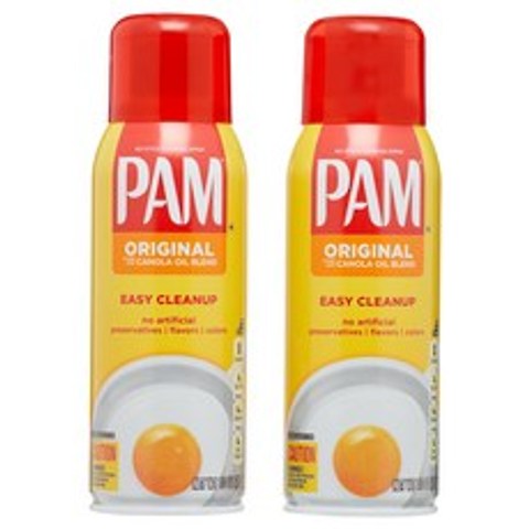 팸 오리지널 카놀라유 오일 쿠킹 스프레이 2개 / (2 Pack) PAM Original Cooking Spray