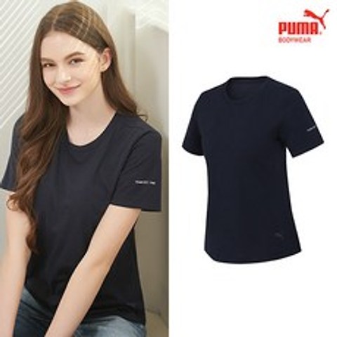 [TOP] 푸마 여성 노브라 티셔츠 1종 네이비