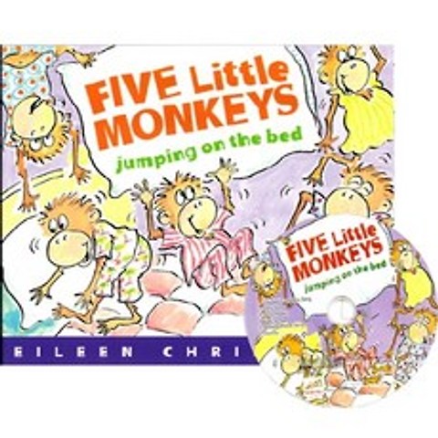 노부영 Five Little Monkeys Jumping on the Bed (원서 & CD), JYBooks
